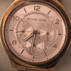 NEW Michael Kora Rose Gold Watch.